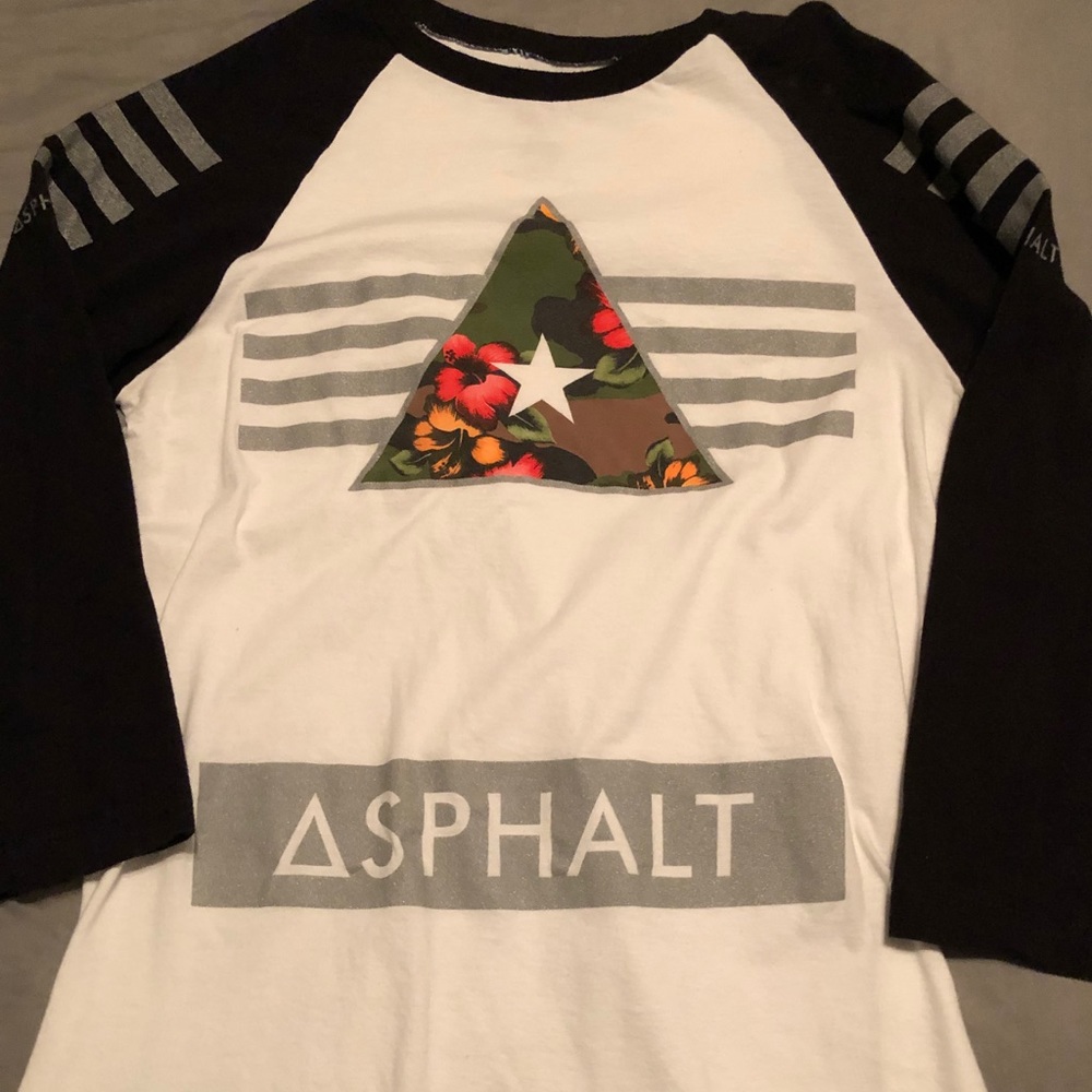Asphalt Baseball Tee